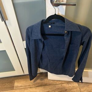 Theory Light Blue Denim Shirt